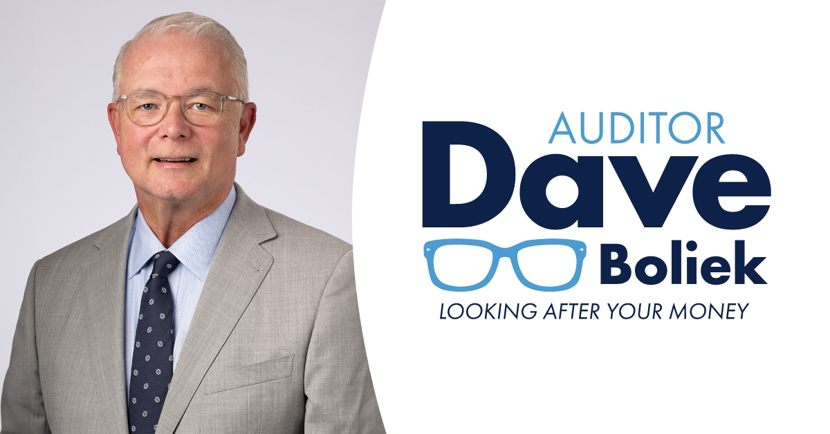 Auditor Dave Boliek